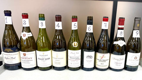The best Pinot Noirs discovered - blind tasting of nine Pinot Noirs