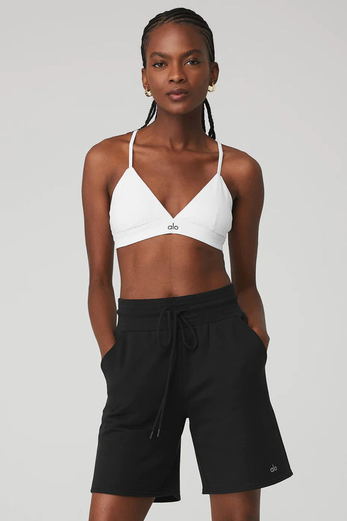 Alo Yoga Scoop Neck Sweatshirt Bra Size M - $25 (56% Off Retail) - From  alexa