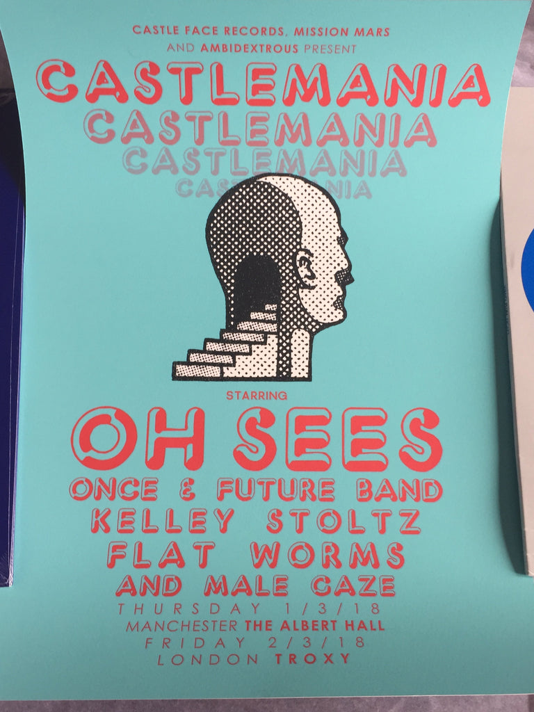 Castlemania Silkscreened Poster Arcade Sound