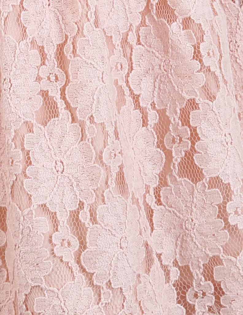 Sleeveless Floral Lace Dress | JJ PARK