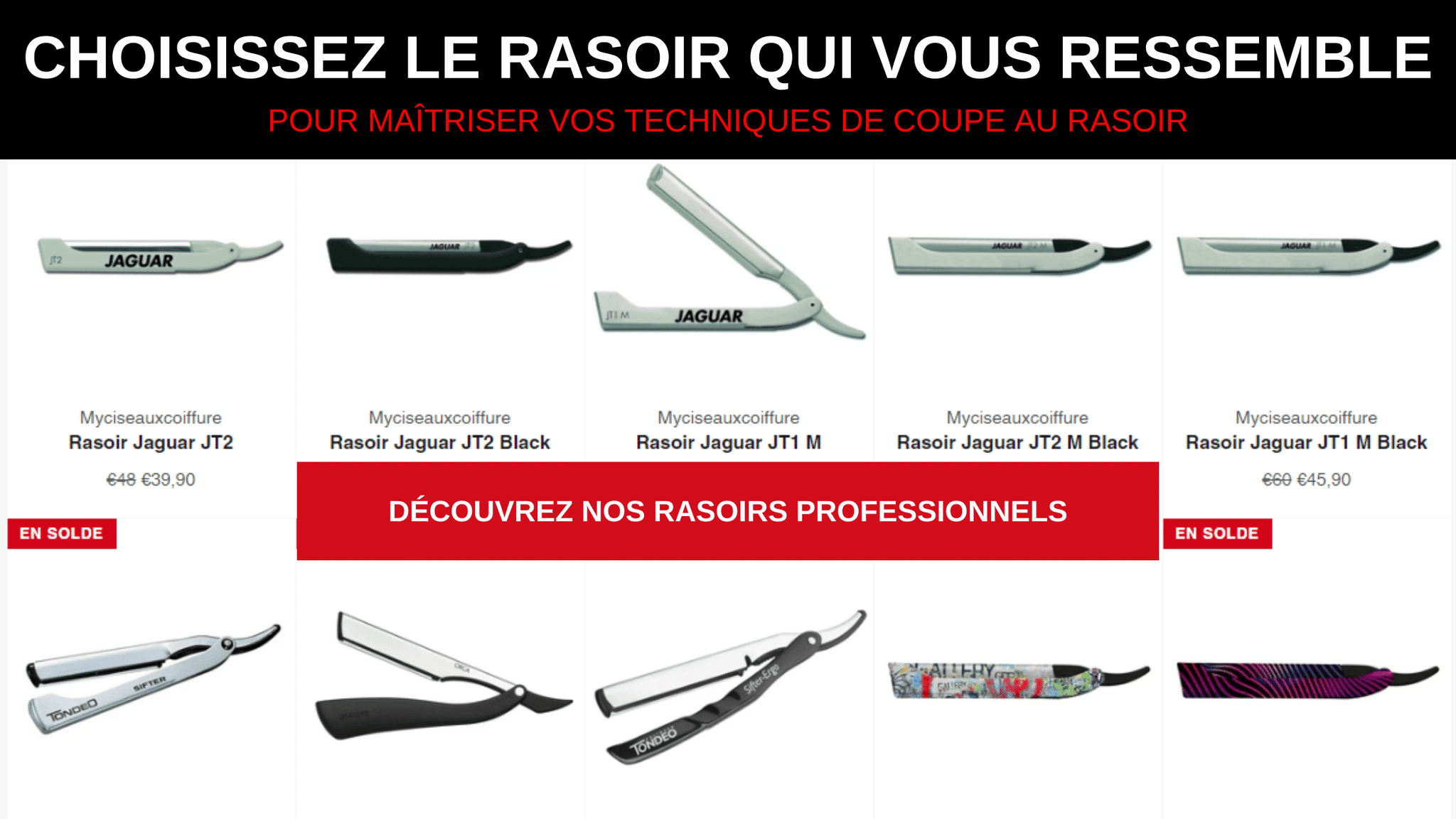 Rasoir professionnels