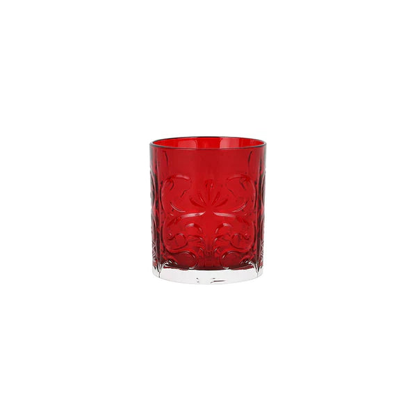 Barocco Ruby Double Old Fashioned Glass