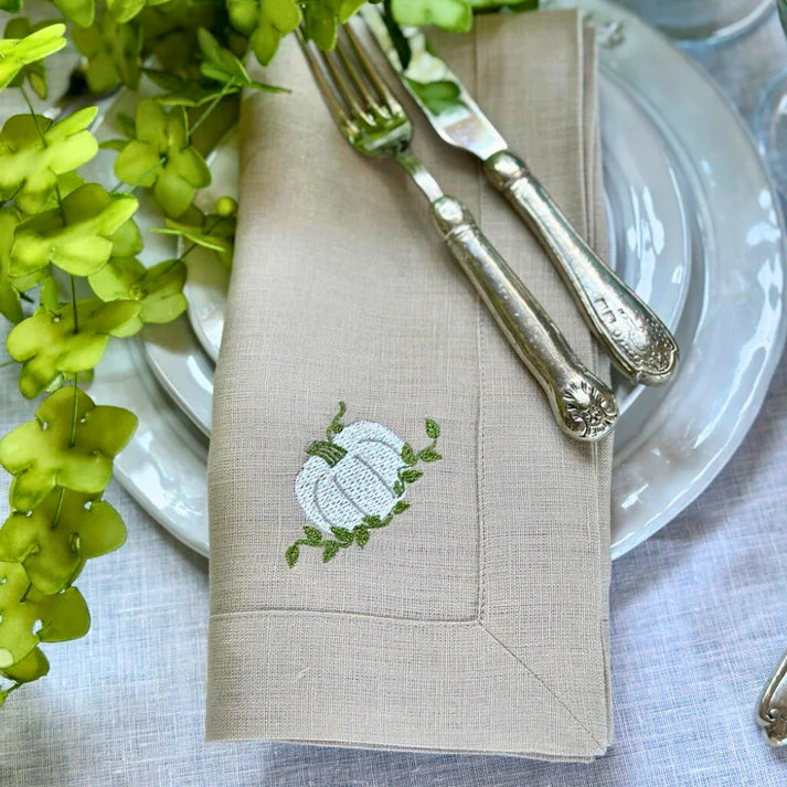 Pumpkin Large Napkin, Set of 4