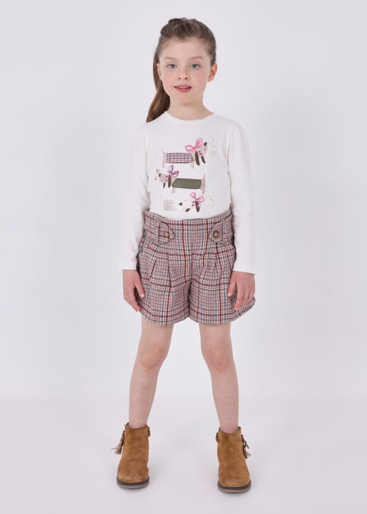 Legging pirata estampado de algodón sostenible para niña Sku 3778 Colo –   Moda Infantil