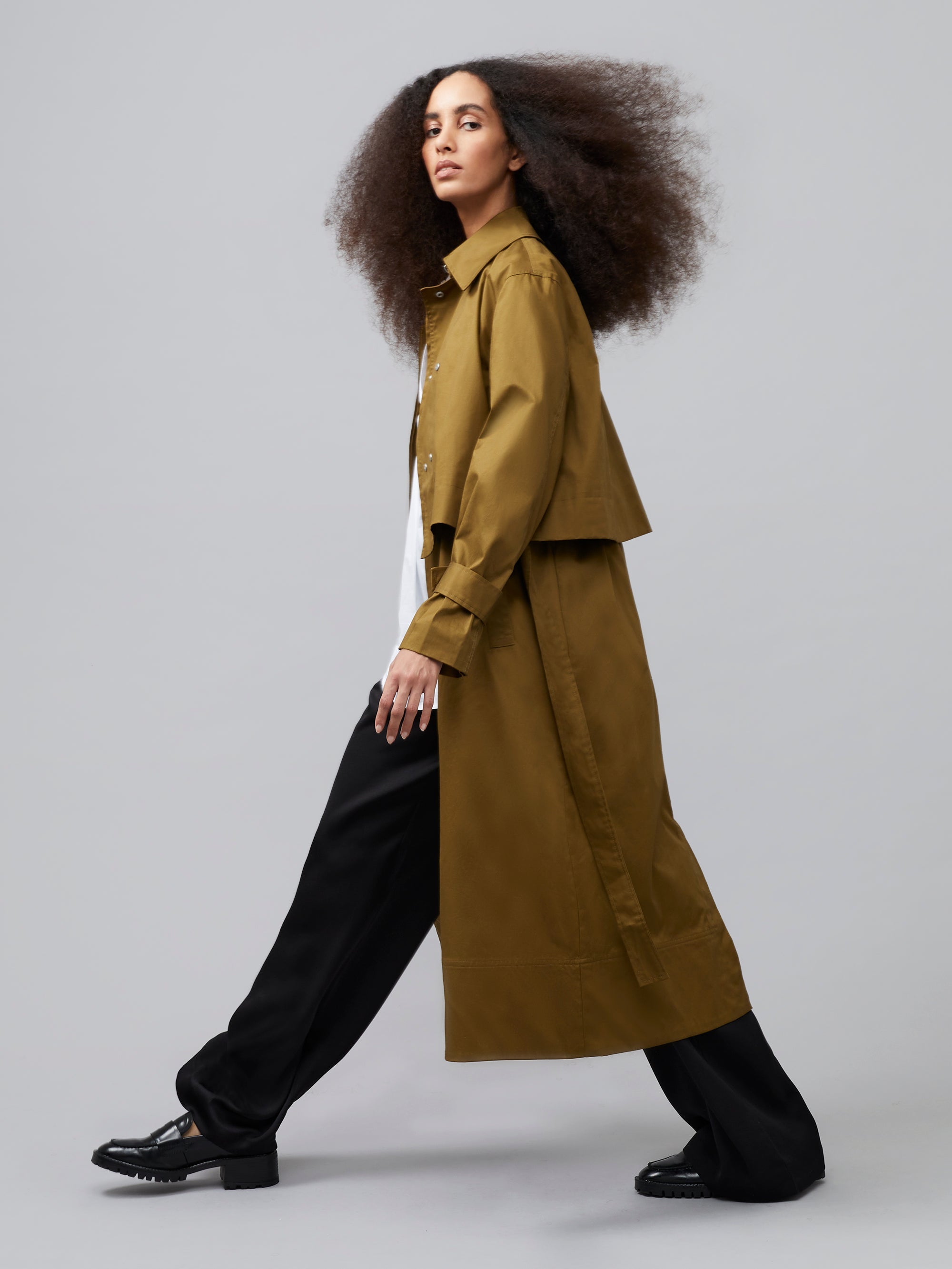 fayette three-in-one trench coat