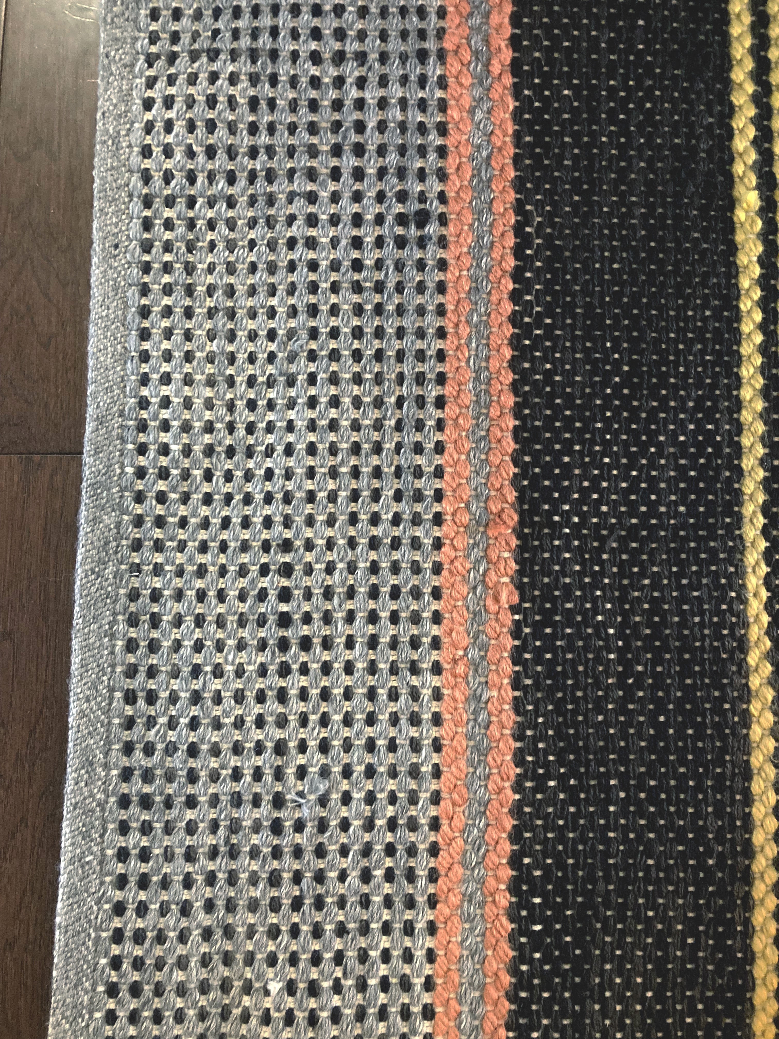 a picture of a rug once it has been cleaned with stain solver