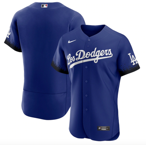 Nike Men's Los Angeles Dodgers Chris Taylor #3 Blue T-Shirt