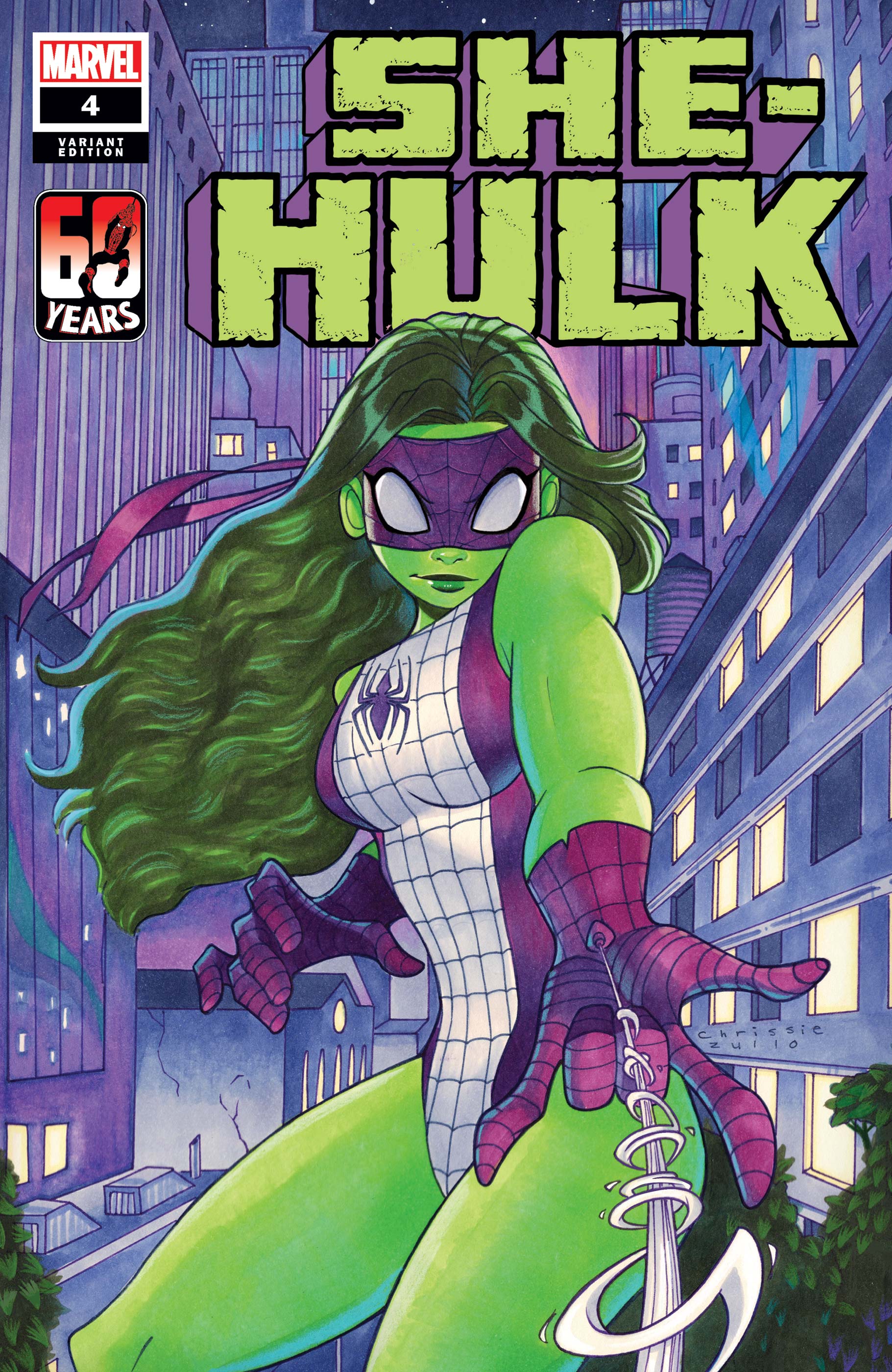 She-Hulk #4 (2022) - Chrissie Zullo - Spider-Man Variant – Coffee 'n' Capes