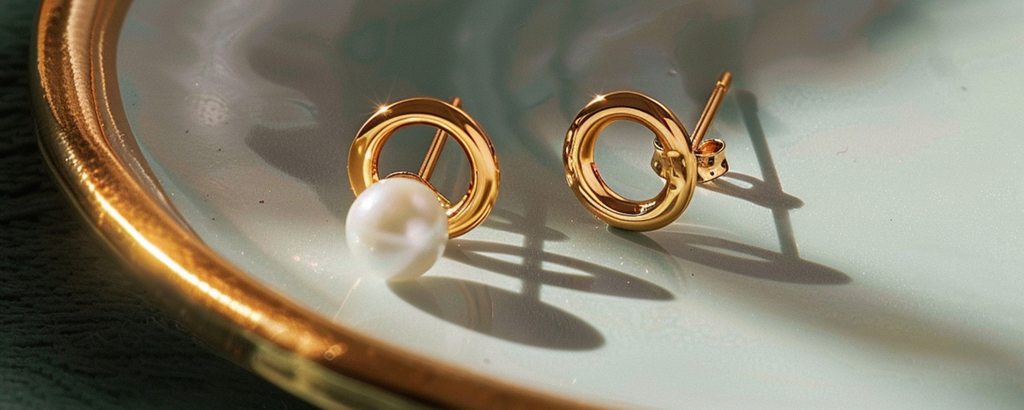 Gold Earrings with Price