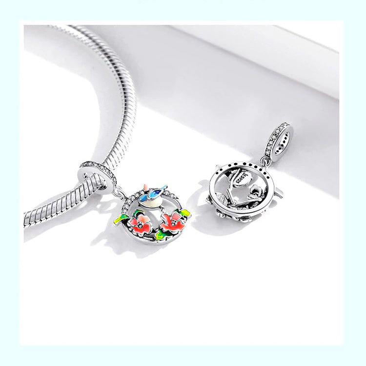 Colourful Birds Spring Charm Multivariant Pendant Jewelry