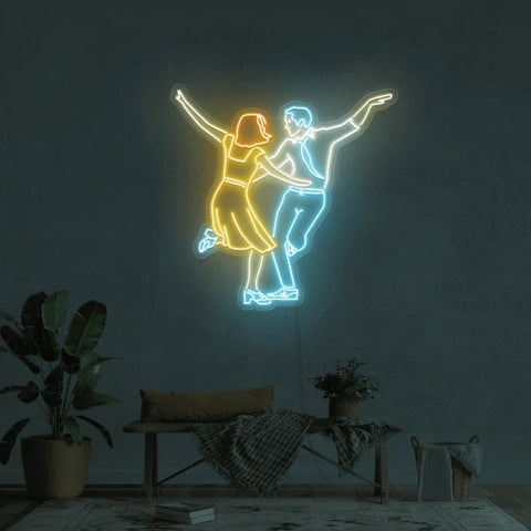 neon dance sign