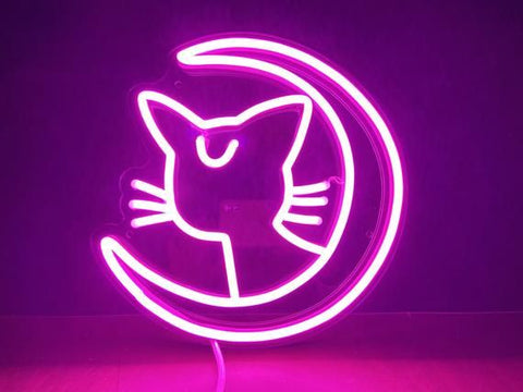 Sailor Moon Neon Sign For Bedroom Wall Decor