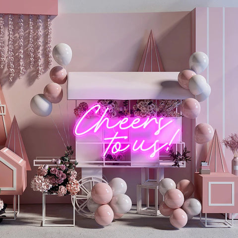 Cheers Neon Sign | Bright Space With Vibrant Colors