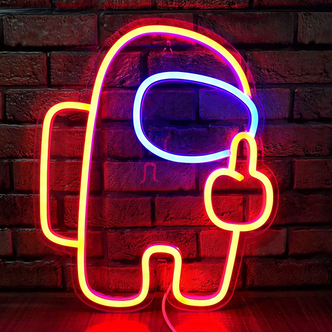 Among Us Neon Sign  Great Gift For Game Lover