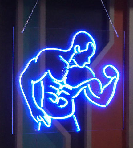 business neon sign