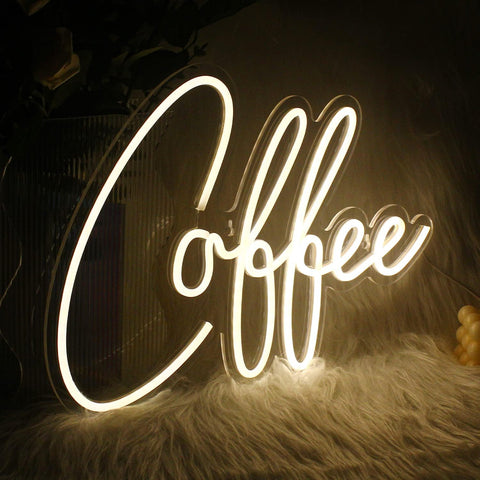 coffee neon sign