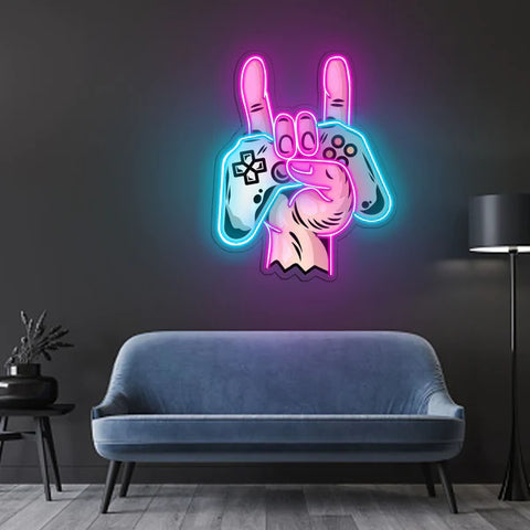 game neon sign for room