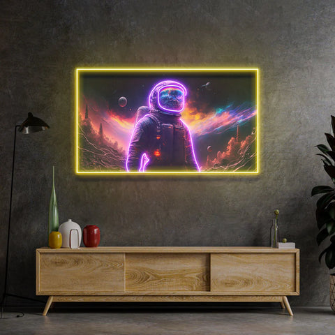 space neon sign