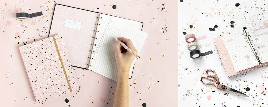 Confetti Notebooks and Accessories