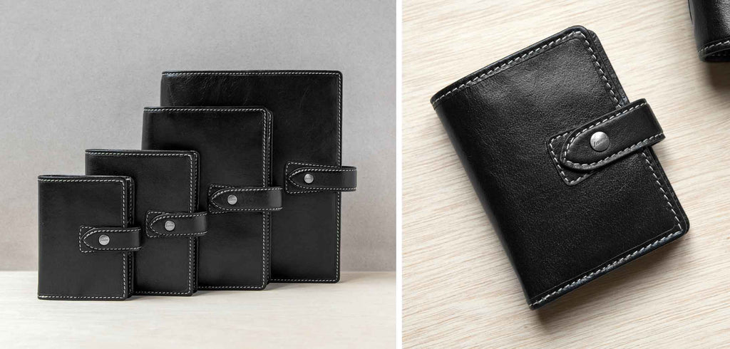 Malden Black available in Mini, Pocket, Personal and A5