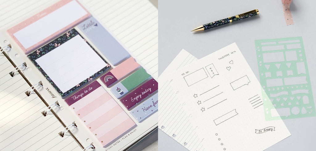 Filofax Sticky Notes and Stencils