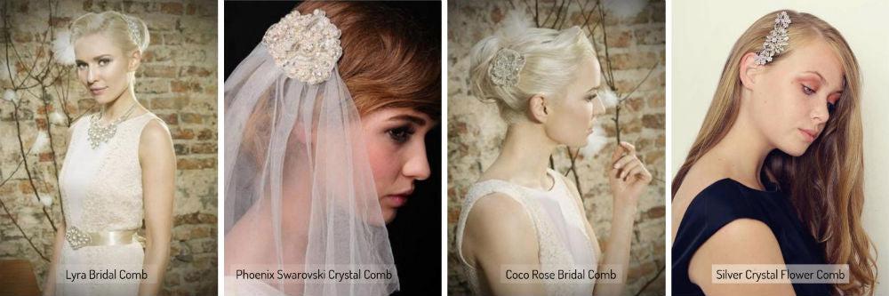 bridal hair combs - tegen accessories