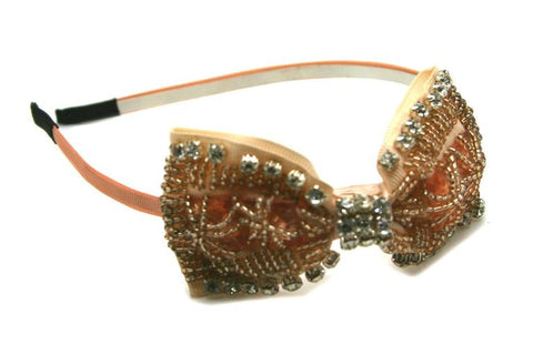 bandeau à nœud en perles Rosie Fox
