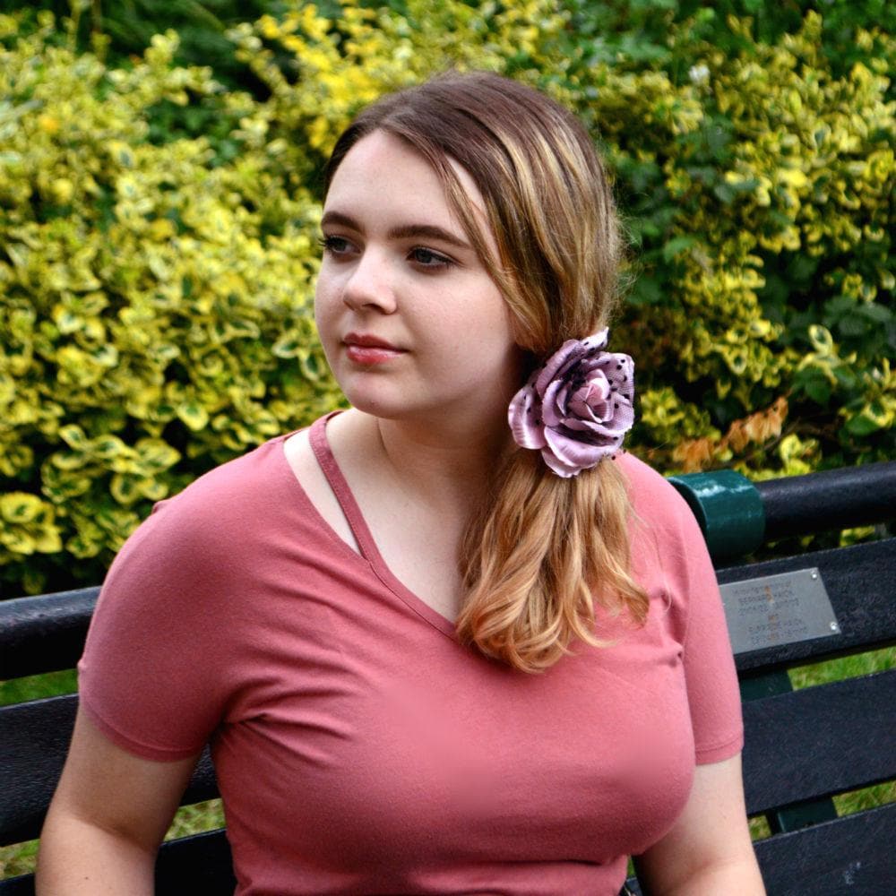 vintage hair flower clips