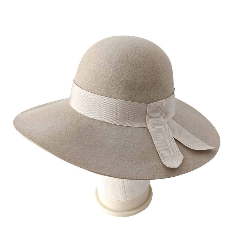 wide brim cloche