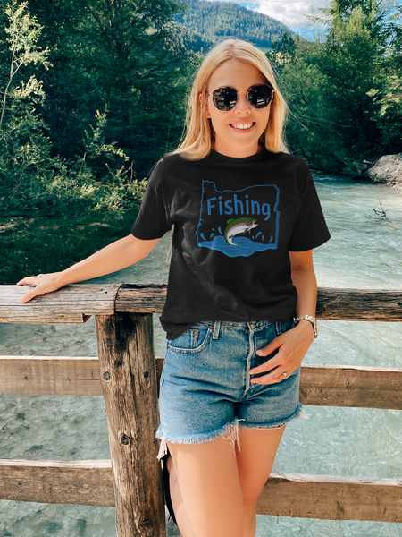 Fishing Oregon - T Shirt
