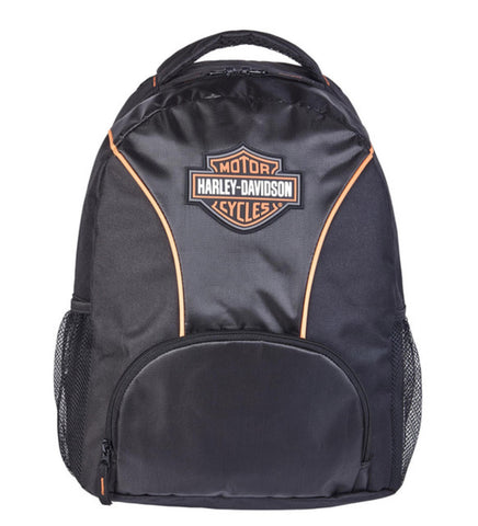 Harley-Davidson Women's Rubber H-D Crossbody Sling Purse - Black/Off White:  Handbags