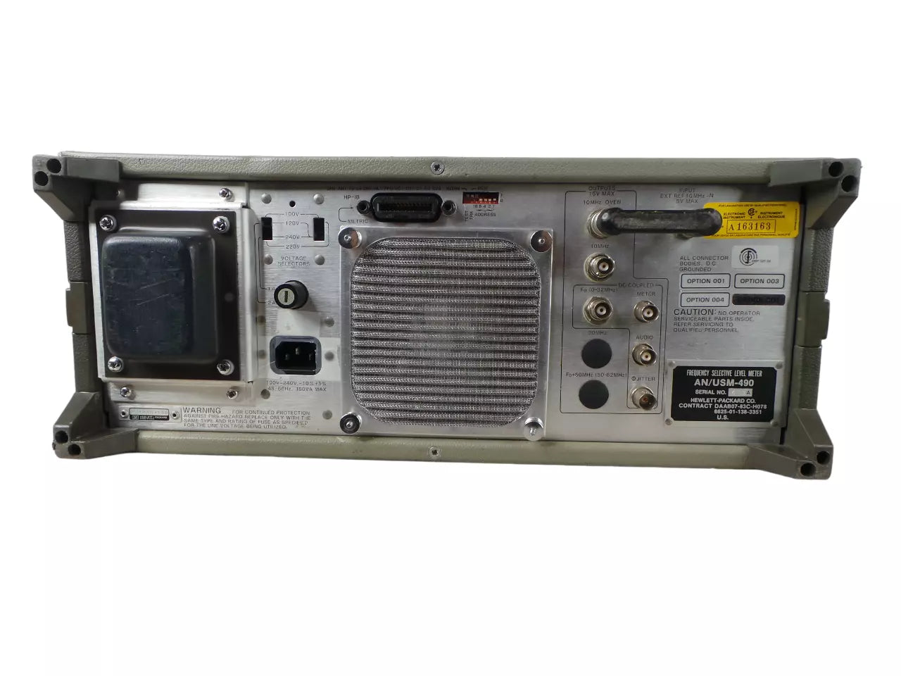 HP 3586B Selective Level Meter - High-Performance Audio Testing Equipment
