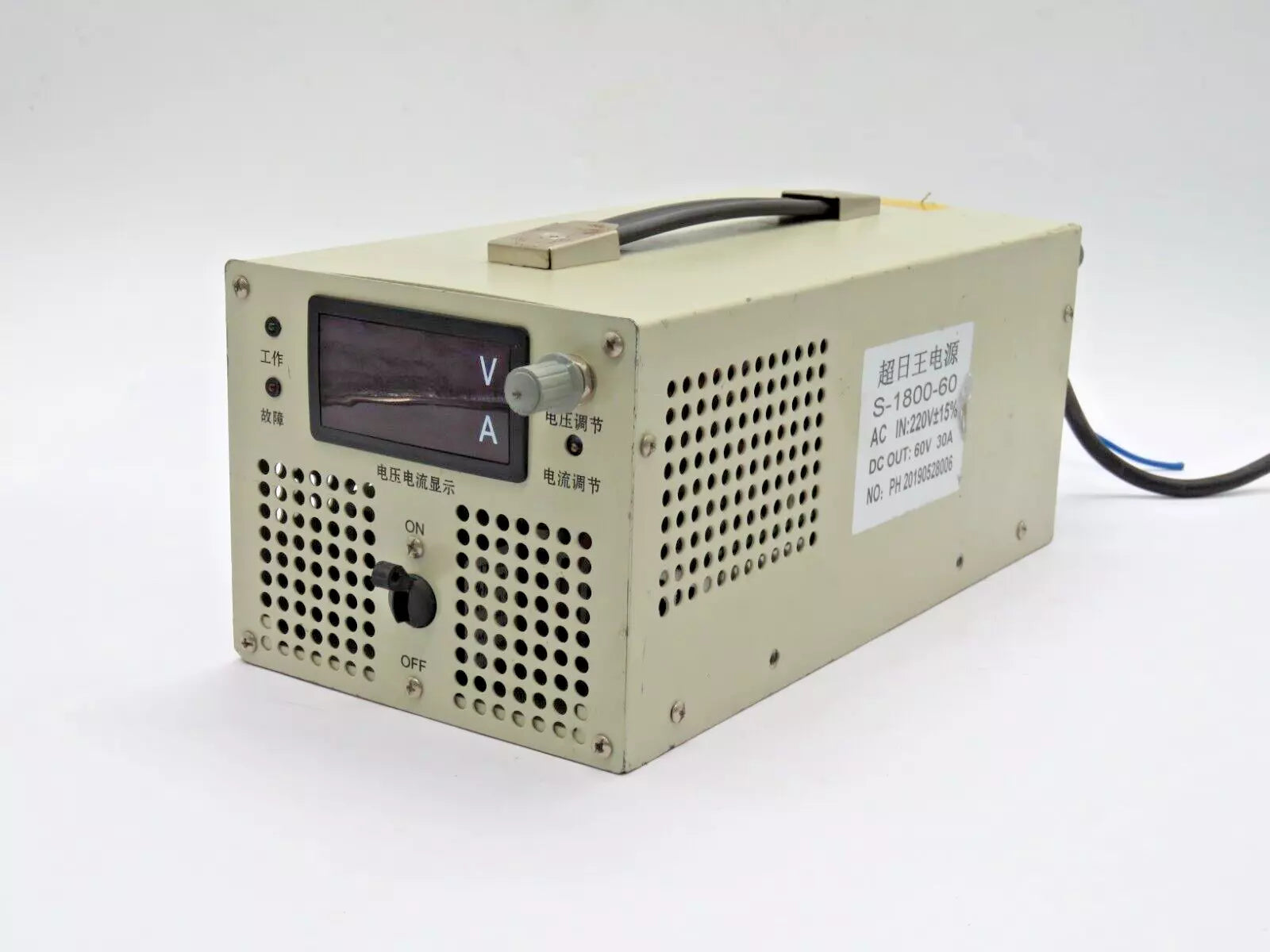 Industrial S-1800-60 60V 30A DC Power Supply Unit for Heavy-Duty Equipment - Image 3