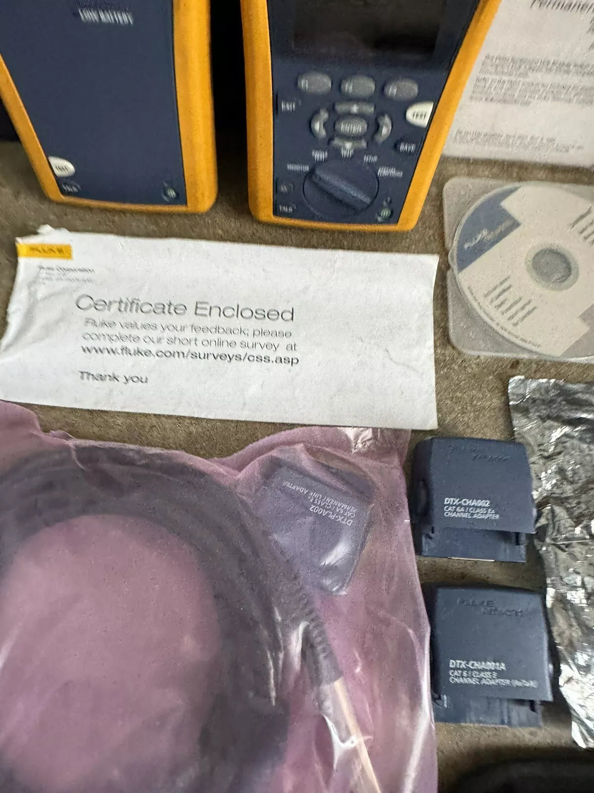 Fluke Networks DTX-1800 Cat6 Cat6a Cable Tester Analyzer Kit - Image 16
