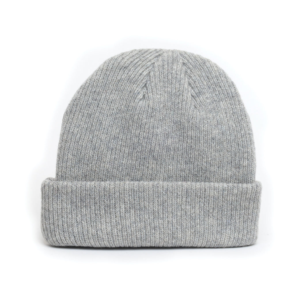 Light Grey - Merino Wool Blank Beanie 