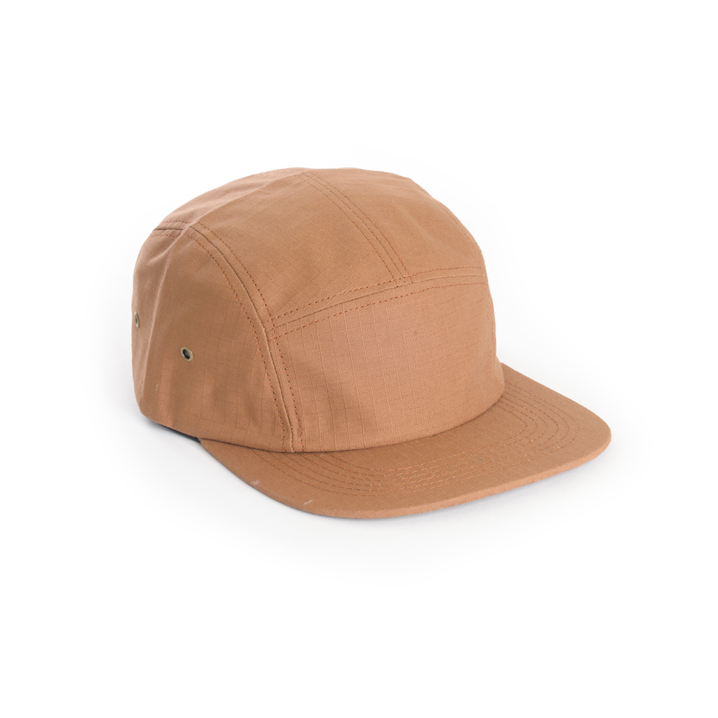 Brown Rust - Ripstop Cotton Blank 5 Panel Hat | Delusion MFG – DELUSION MFG