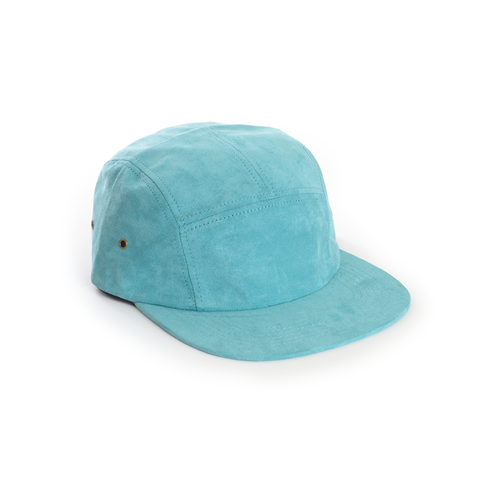 Teal - Full Suede Blank 5 Panel Hat | Delusion MFG – DELUSION MFG
