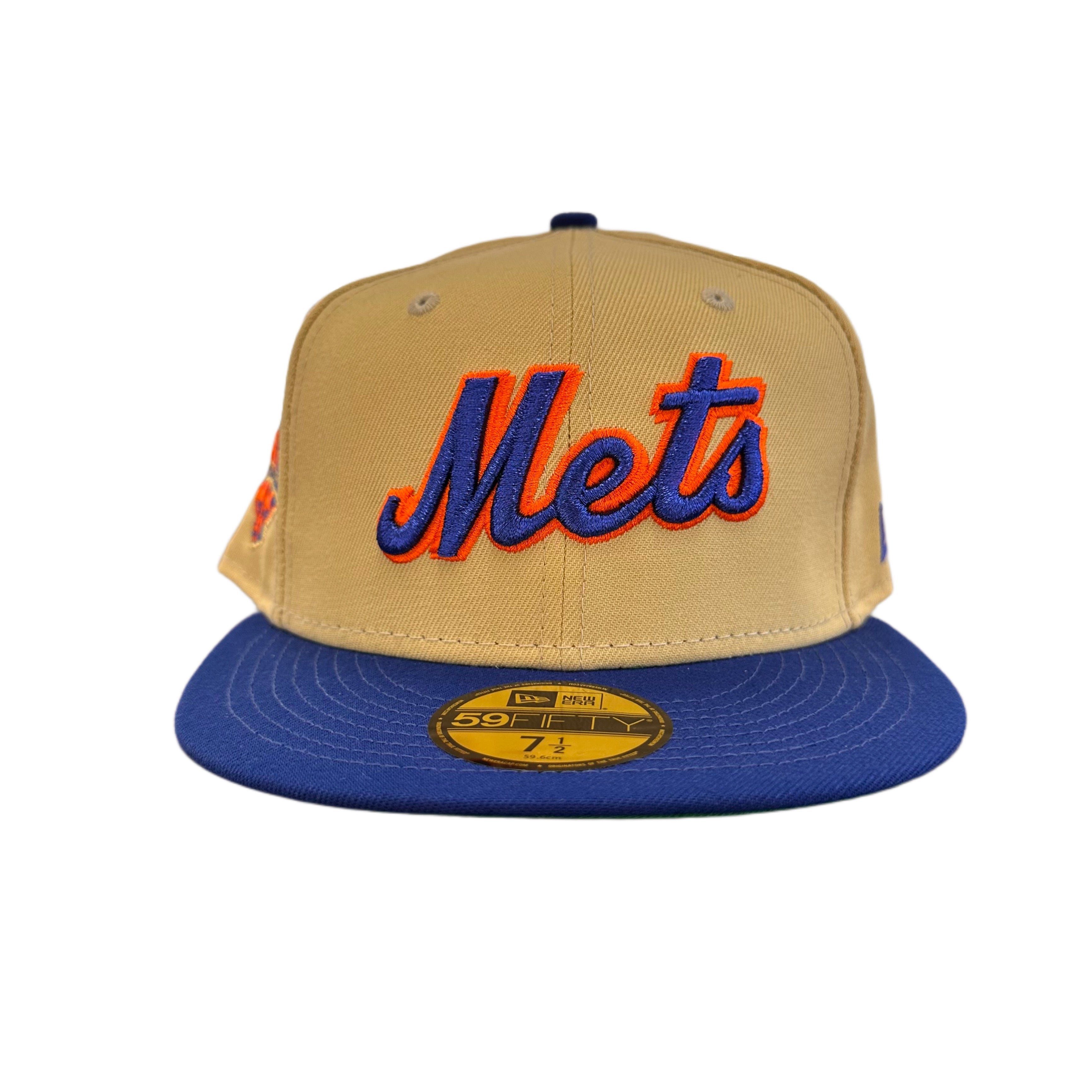 New York Mets 50th Anniversary Patch Gold/Royal Blue Green
