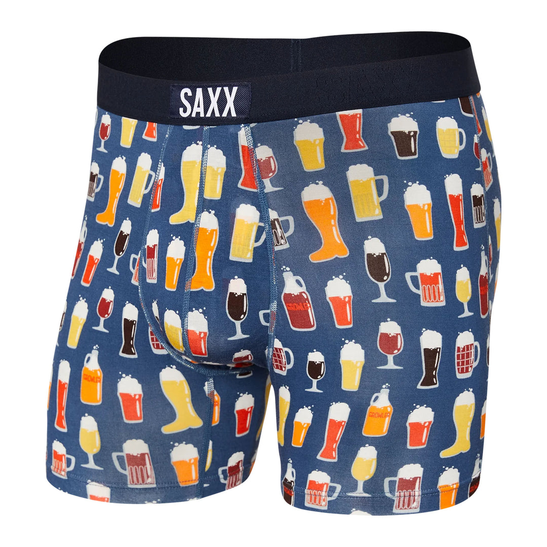 Saxx DropTemp Mesh Boxer Brief, Cloud Drop Camo Navy, SXBB09F-CDN, Mens  Boxer Briefs