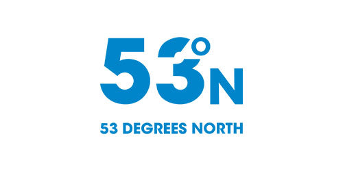 53 Degrees North logo