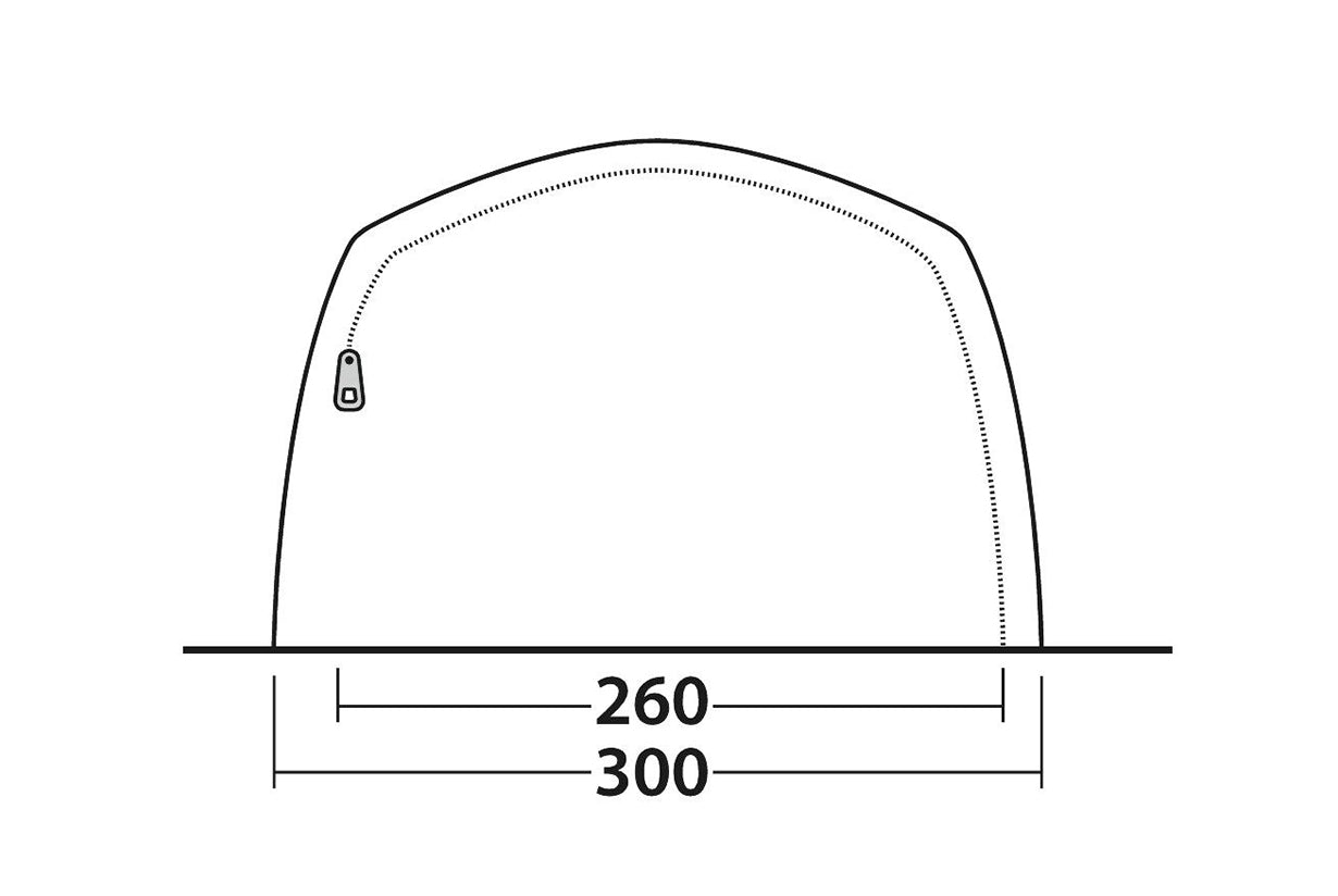 Outwell Oakwood 5 Layout 4