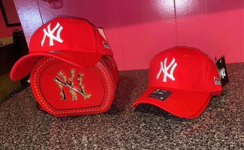 ny purse and hat set