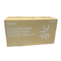 Sugarcane Micro Toilet Tissue Rolls – Case Of 24