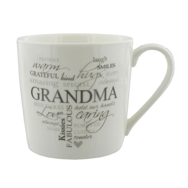 View Heartfelt Moments Typography Mug Grandma information