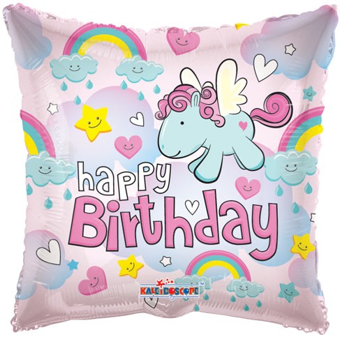 View Birthday Pony Balloon information