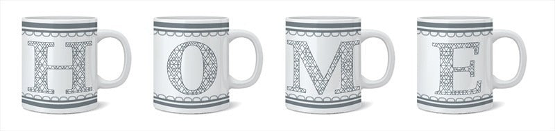 View 11oz U Shaped Mug 4 Asst Home Designs information