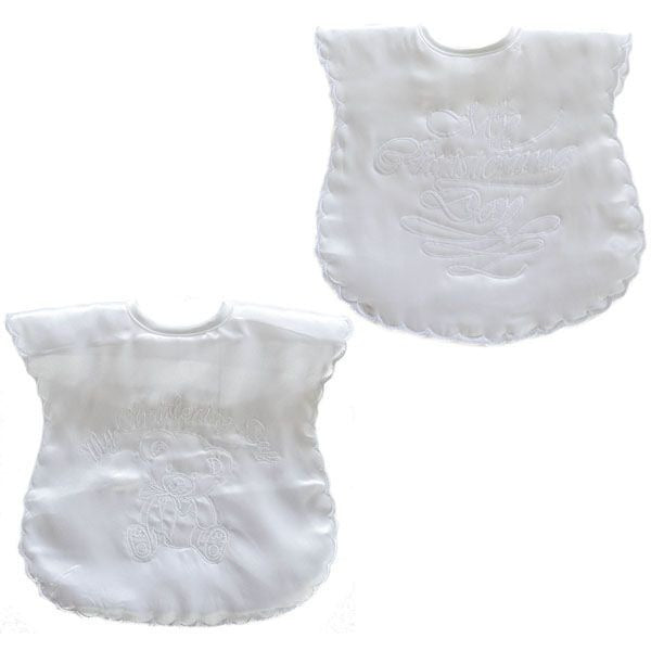 View Soft Touch Large Satin Christening Bib information