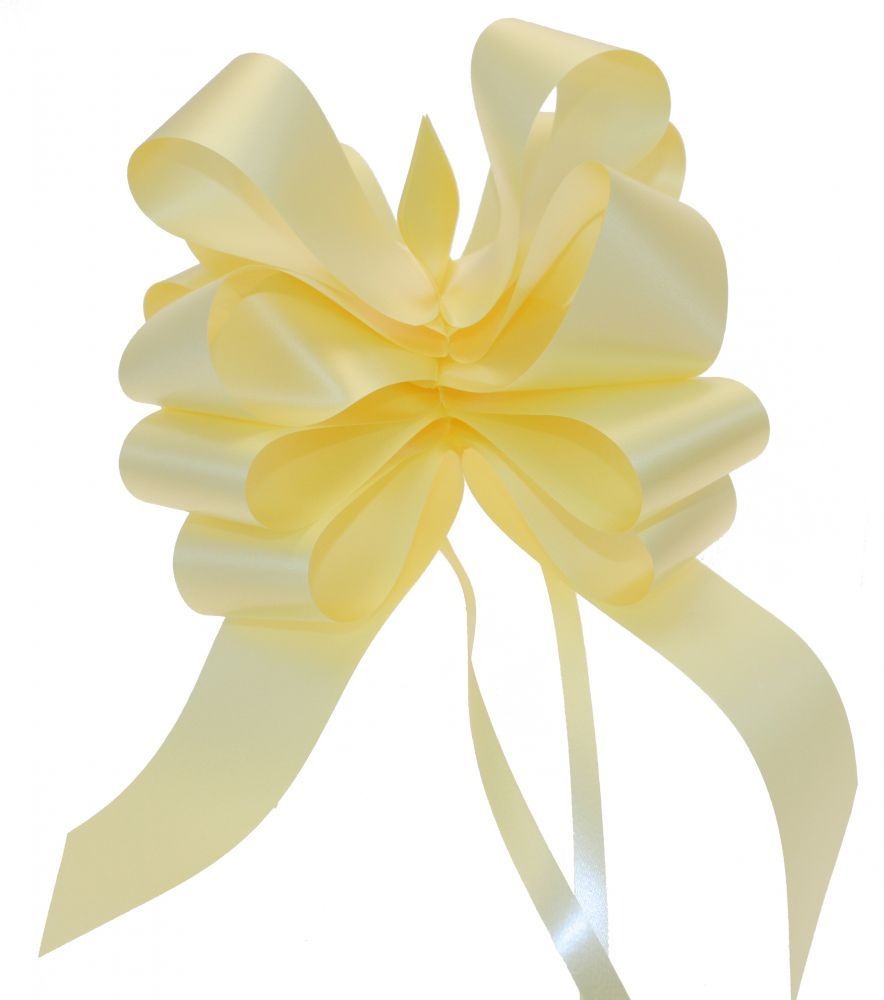 View Light Yellow Pull Bow 50mm information