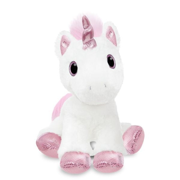 View Sparkle Tales Princess Unicorn 12 Inch white Soft Toy By Aurora information