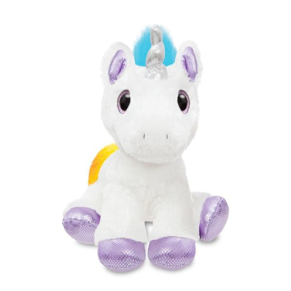 View Sparkle Tales Dazzle Unicorn 12 Inch Multicoloured Soft Toy By Aurora information